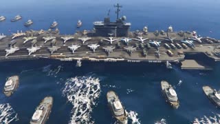 Russian Navy Lost the Aircraft Carrier and Few Ships & 777 Battalion Destroyed by Ukraine Jets|GTA5