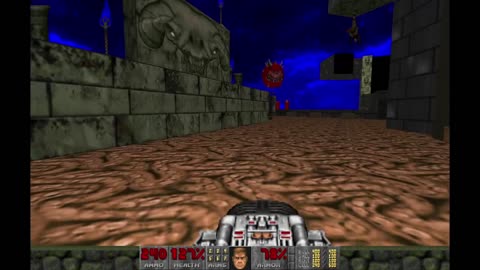 Deathless (Doom II mod) - Ruthless - Dukes (E2M8) - 100% completion