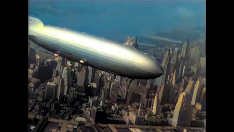 Hindenburg Zeppelin before and after the false flag event in which they destroyed it