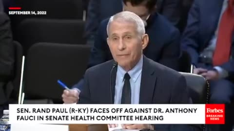 Fauci's body language - why is he shaking? Afraid that we will find out the truth