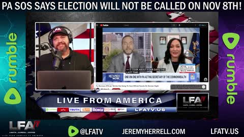 LFA TV SHORT: PA ELECTION WILL NOT BE CALLED ON NOV.8TH!