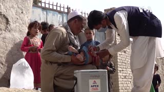 Afghan Polio Worker