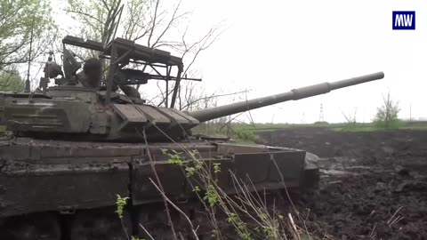 T-72B3 tanks crews’ combat work