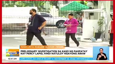 Preliminary investigation sa kaso ng pagpatay kay Percy Lapid, hindi natuloy ngayong araw