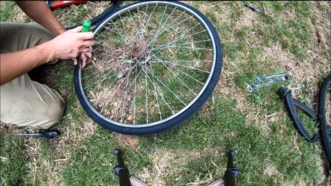 How to replace some old bike tires