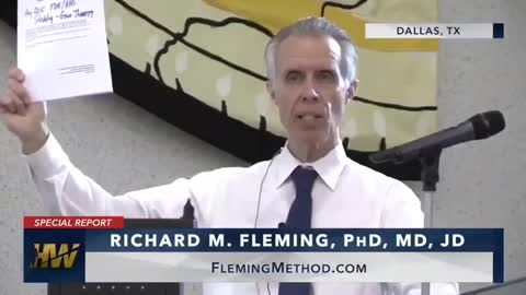 PhD, MD, JD Richard M Fleming - Must see special report
