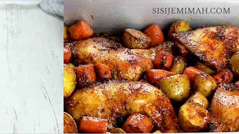 PERFECT ROASTED CHICKEN AND POTATOES_ BAKED CHICKEN AND POTATOES
