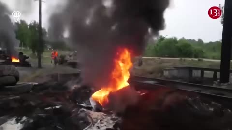 Highways for Russians on motorcycles to hell in Ukraine