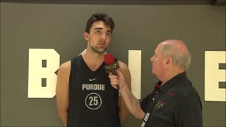 Ethan Morton 2023 Purdue Basketball Media Day Interview