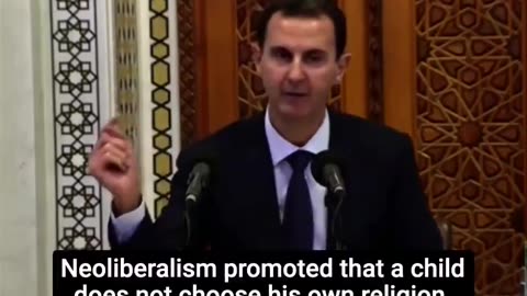 Prezydent Syrii przeciwko liberalizmowi - Bashar al-Assad against liberalism