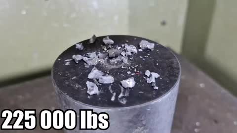 Hydraulic Press Vs. Most Explosive Ball Bearing _1500 frames per second!