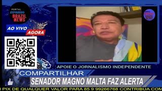 SENADOR MAGNO MALTA FAZ ALERTA