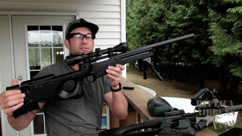 Drozd Blackbird Full Auto BB Gun Shooting at Longer Ranges