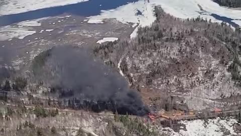 Rockwood, Maine - another train derailed w/ hazardous material