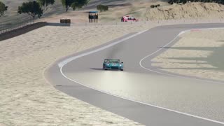 1/2 - Replica Ferrari F40 Flybys in Laguna Seca | BeamNG.drive