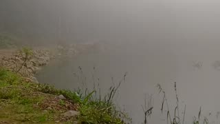 Nevoeiro na lagoa tico-tico