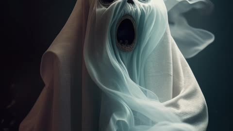 Scary Ghost pictures created by AI