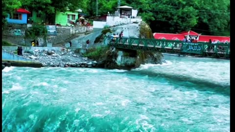 Waterfall Kundal Shahi Neelum Valley Azad Jammu and Kashmir