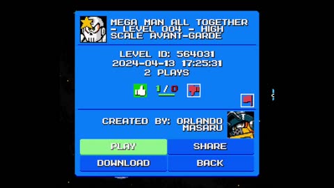 Mega Man Maker Level Highlight: "Mega Man All Together" Series by Orlando Masaru