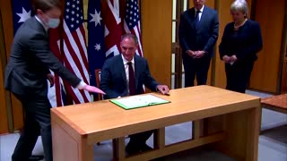 Australia signs nuclear tech deal with U.S. and Britain