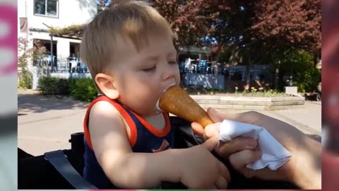 Top 5 Babies Eating Ice Cream for the First Time