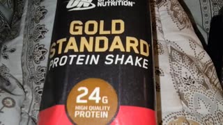 Drinking Optimum Nutrition Gold Standard Protein Shakes, Dbn, MI, 3/21/24