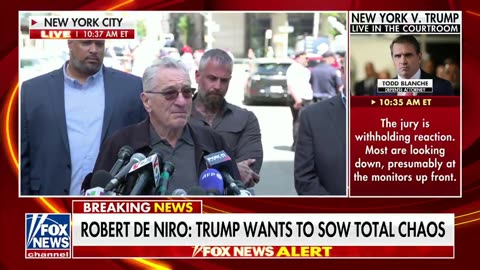 Robert De Niro Has TDS meltdown at Biden campaign news conference in NYC