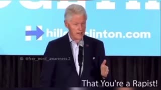 Bill Clinton “YOUR A RAPIST!”