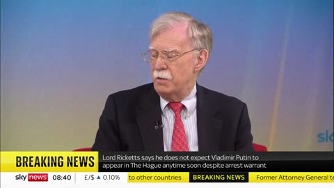 Former U.S. National Security Advisor John Bolton says