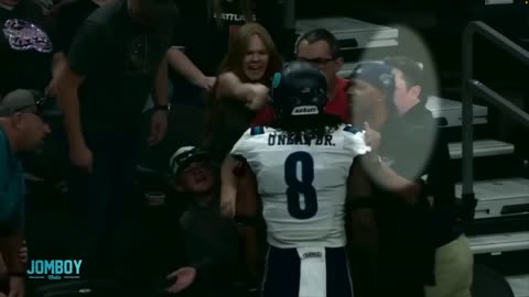 Football player goes after kid in the stands, a breakdown