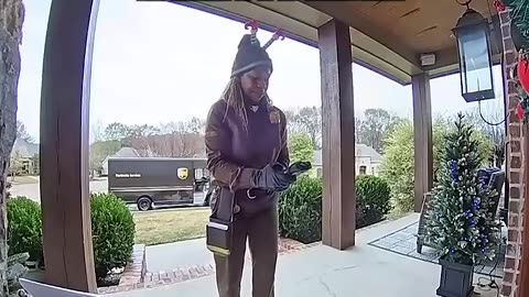Ups driver never expected this to happen