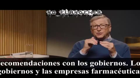 Bill Gates el psicopata nos anuncia la creación de un equipo pandémico sin ser MEDICO