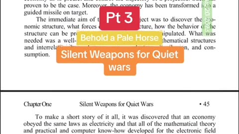 Behold a Pale horse Chapter 2 Silent weapons for quiet wars part 3
