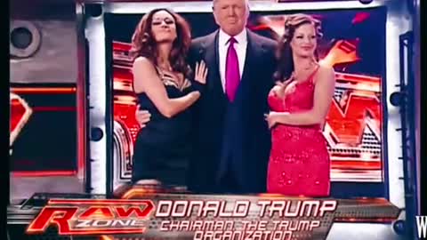 Donald Trump First Entry in * WWE Wrestlemania