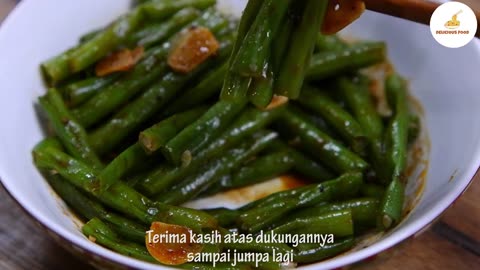 How to cook steamed green beans | steamed green beans with garlic