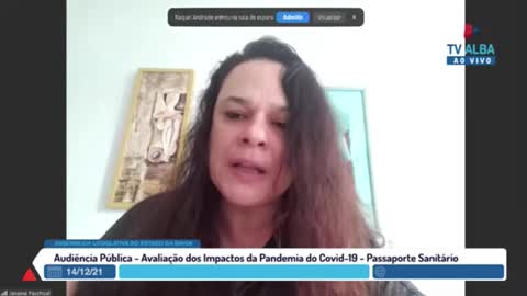 Dep. Janaina Paschoal - Contra Passaporte Vacinal