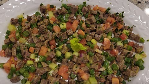 How to prepare meat salad-እንዴት የስጋ ሳላድ እናዘጋጃለን?