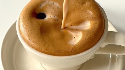 Oatmeal foam coffee