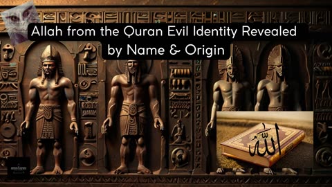 “Allah from the Quran Evil Identity Revealed by Name & Origin!!!”
