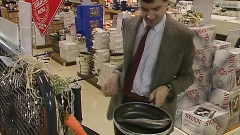 Mr Bean's Shopping For Sales! - Mr Bean Funny Clips - Classic Mr Bean