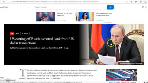 🟡RUSSIA WILL ATTACK NOW❗❗❗ US cutting off Russia's central bank from US dollar transactions