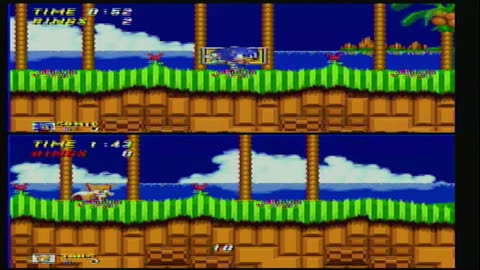 Playing "Sonic The Hedgehog 2" In Sega Console HD Video (Part 1)