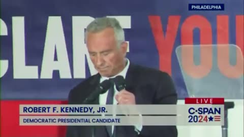 BREAKING: RFK Jr. leaves Democrat primary race, will run for president as an Independent