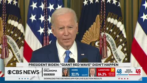 Biden praises Democrats for strong midterm performance