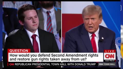 Trump Says It's the Person, Not the Gun That Pulls the Trigger, Vows to Defend the Second Amendment