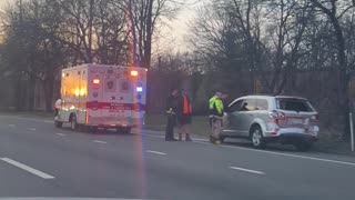 🚨🚑🚒 Oh no! Emergency vehicles were spotted West bond on the Long Island Expressway