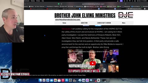 Dec 3 2023 IHOPKC spokesmen Stephen Strang & Larry Tomczak Exonerated narrative Brother John Elving