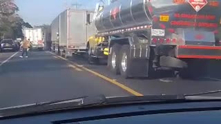 Trancones en Marialabaja por cobro de peaje