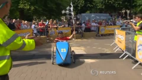 Drama and controversy in the British Pedal Car Grand Prix