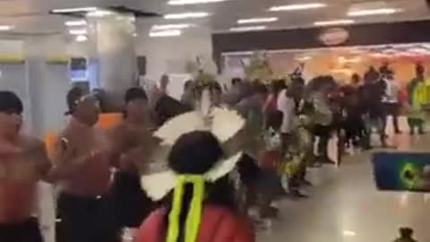 BRAZIL: Indigenous tribes have taken over the airport